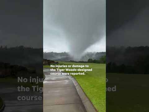 Tornado touches down on Tiger Woods designed golf course Shorts