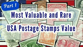 USA Most Valuable and Rare Postage Stamps Value - Part 1 | Most Expensive American Stamps value - 1