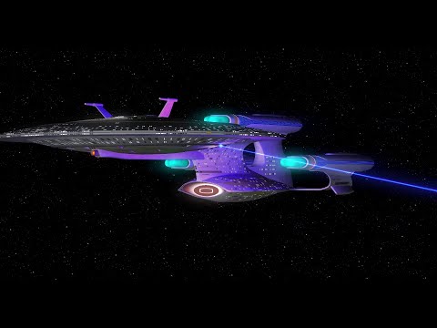 Star Trek - Bridge Commander - Terran Galaxy X Class Dreadnought vs. Rebel Alliance Fleet - PC HD
