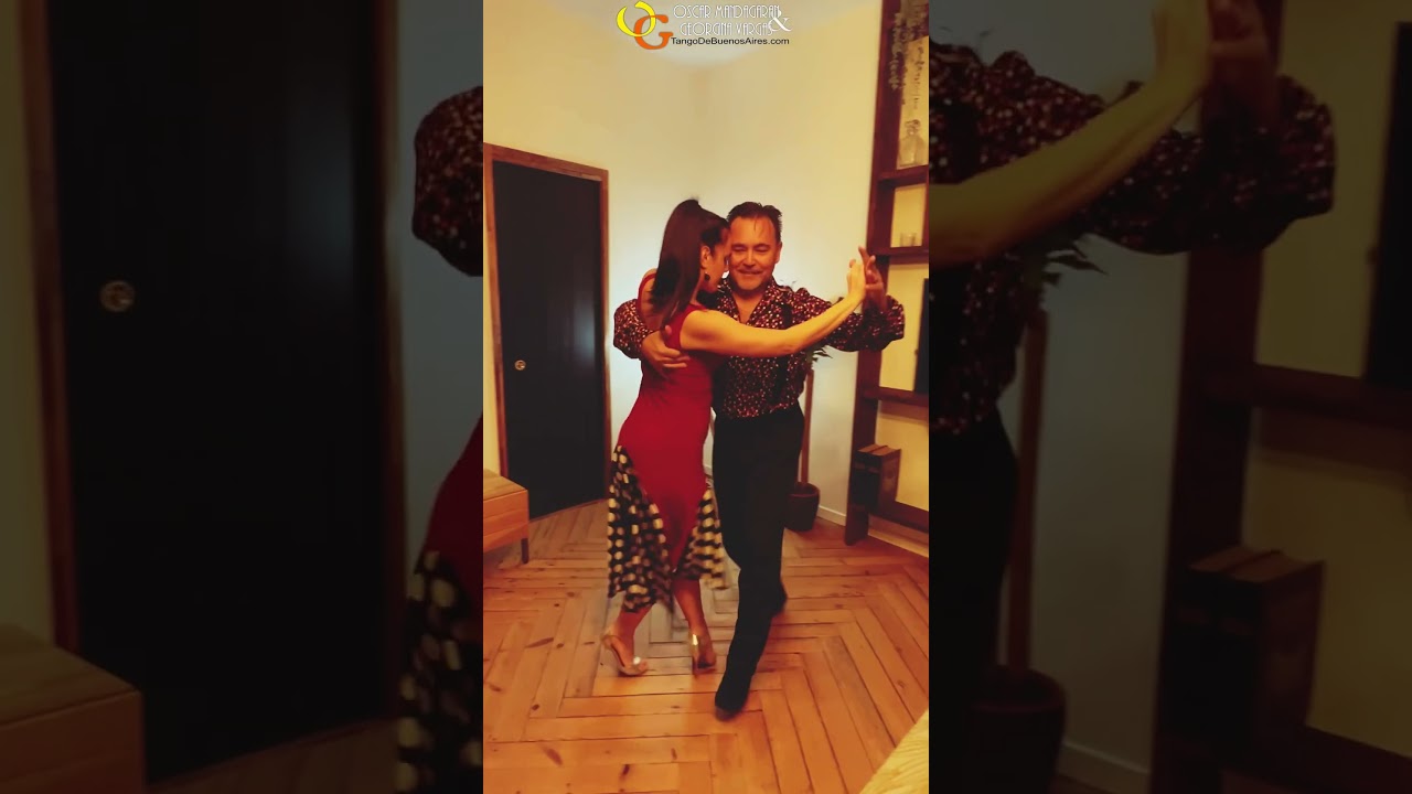 #dancetango #tangomilonga #tango “El Apache argentino” dancers Georgina Vargas & Oscar Mandagaran