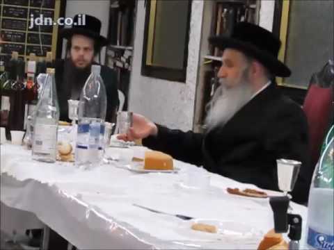Nadvorna Chadera Rebbe In israel For His Father's Yahrtzeit - Tammuz 5777
