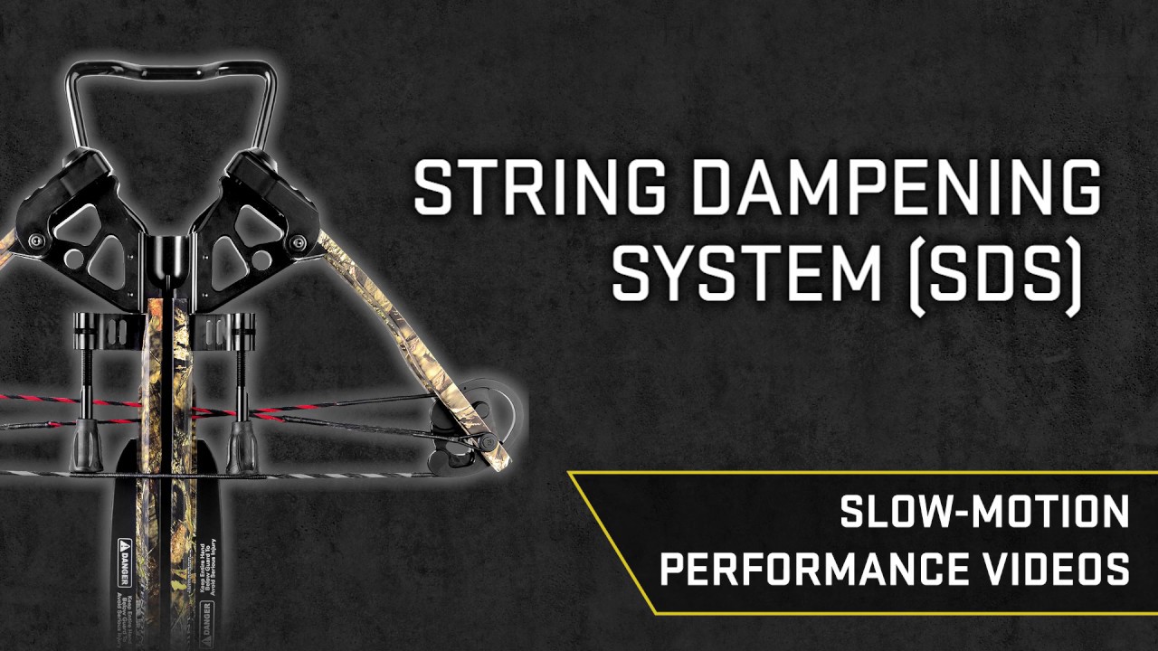 Check out this slow-motion comparison of a crossbow WITH a String Dampening System and WITHOUT a String Dampening System.