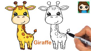 How to Draw a Giraffe 🦒