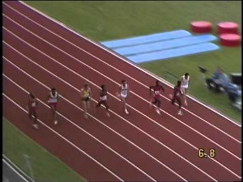 Carl Lewis-100m.Final,Helsinki,1983 World Championships