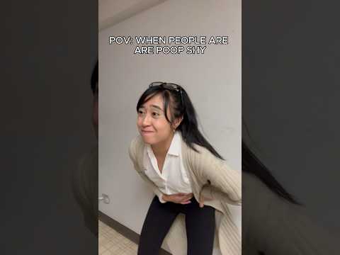 POV: When people are poop shy | ADA restrooms are MVP #work #school #funny