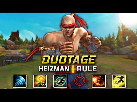 THE CRAZIEST LEE SIN MONTAGE OF ALL TIME | HEIZMAN AND RULE DUOTAGE - League of Legends
