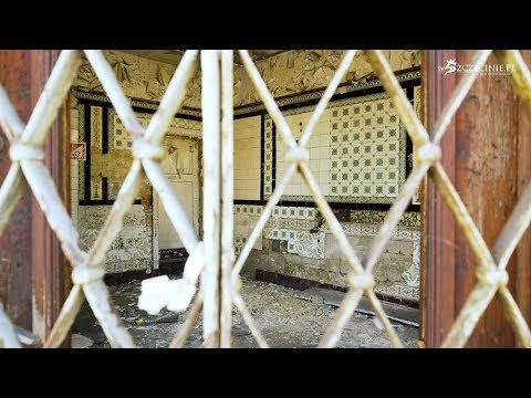 Przedwojenny wystrój sklepu mięsnego - zabytek w Szczecinie (Podjuchy)