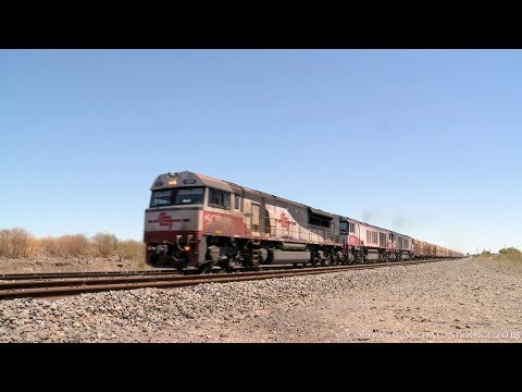 SCT 5PM9 General Freight In Boxcars & Containers - PoathTV Australian Trains & Railways