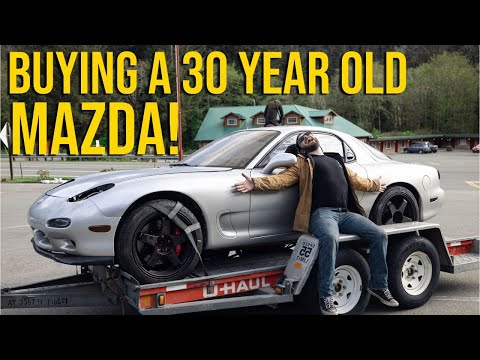 Flying 1500 Miles to Buy a 30 Year Old Mazda FD RX7!