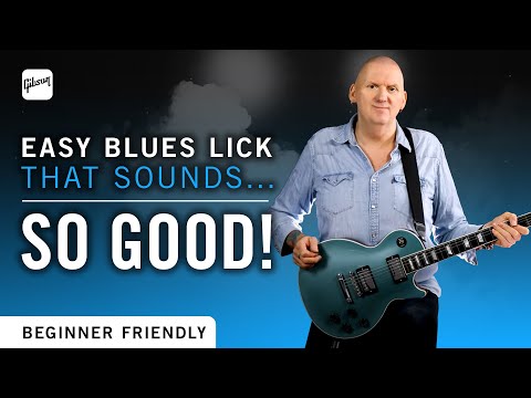 TRY this EASY Guitar Blues Lick  - It Sounds AMAZING (Beginner Friendly!)