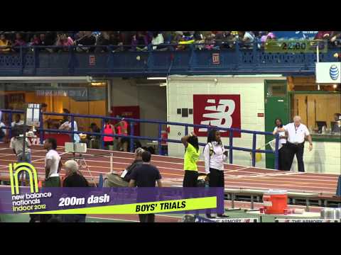 Boys 200m Heat 5 - New Balance Indoor Nationals 2012