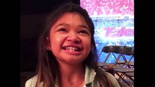 Angelica Hale Arrives to Hollywood and Previews her "Live Shows" Song!!! America's Got Talent 2017