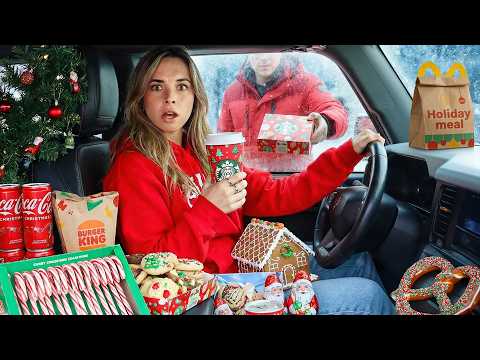 Eating HOLIDAY FOODS Every Hour for 24 Hours