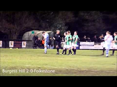 Burgess Hill Town vs Folkestone Invicta, January 7th 2015.