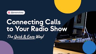 How to Set up Phone in Programme on Radio | How to Set Up a Radio Station Phone System