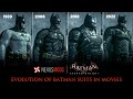 Evolution Of Batman Suits In Movies 1939 2022 Batman Arkham Knight