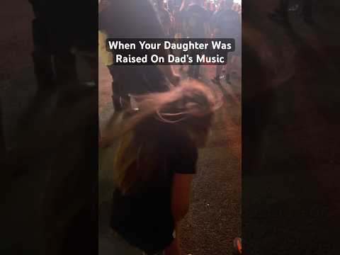 Thumbnail for First Born Daughters Are Mini Girl Versions of Their Dads…. Headbanging at In This Moment! #rock by Headbanging