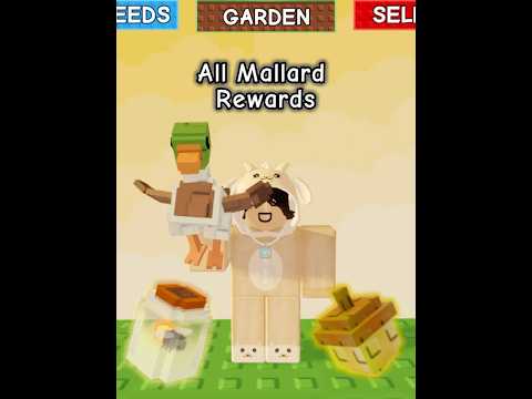 All Of The Mallard Pets Rewards!! #growagarden #roblox 