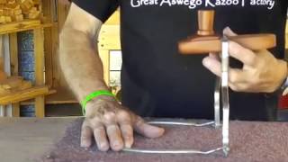 Video thumbnail for Hohner Harmonica Neck Holder w' Custom FatBoy Kazoo by George Collins