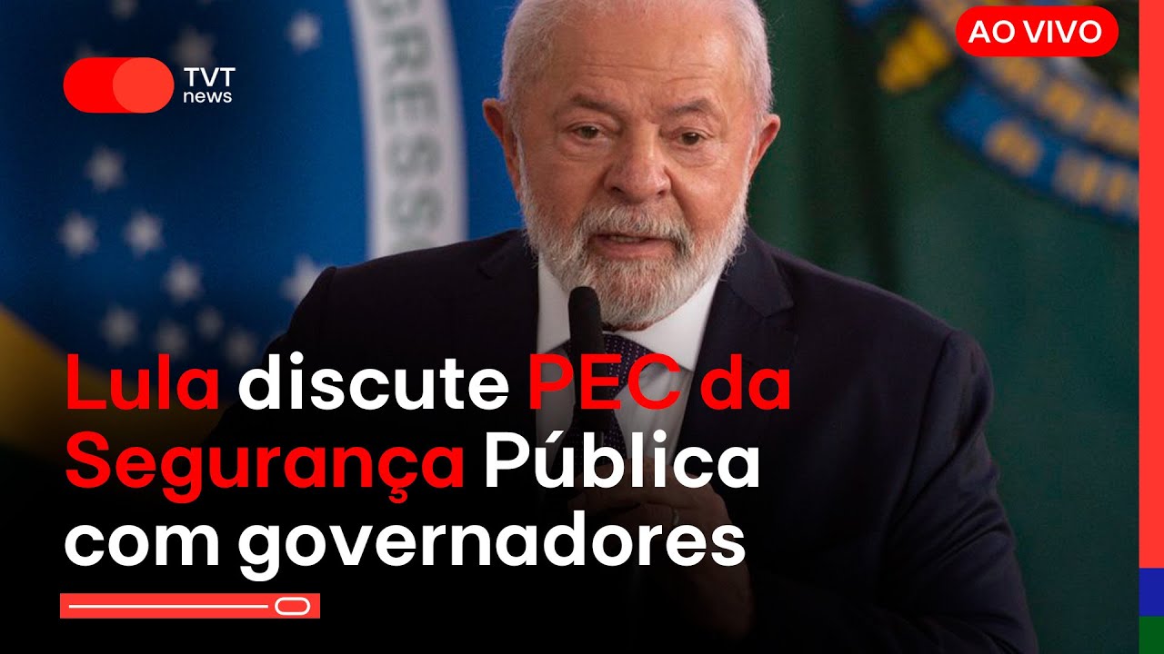 #AOVIVO Lula discute Segurança | Caso Marielle | Barragem de Mariana |  Livro sobre Lava Jato