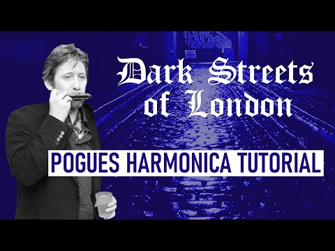 Pogues Irish Harmonica Tutorial with Tab - Dark Streets of London