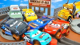 Disney Cars XRS MUD RACERS With Shock Suspension RPM Barry Depedal Thunder Hollow