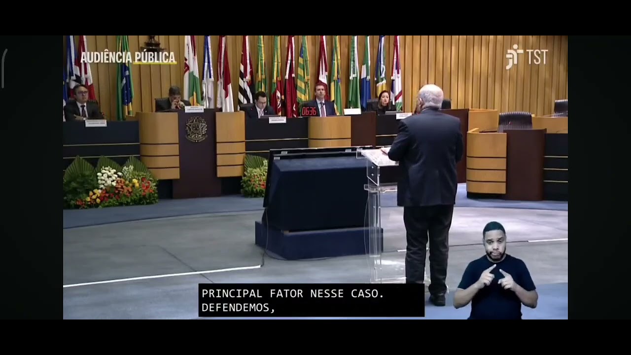 ✅ Veja nossa fala na "Audiência Pública" direito de oposição no TST em Brasília