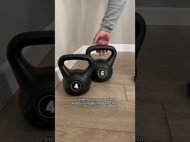 Vídeo relacionado con BSFIT Pesa Rusa Kettlebell Fabricada en España, Agarre Ergonómico, Base Estable, Entrenamiento de Fuerza y Fitness, 3 a 14 kg (5 Kg)