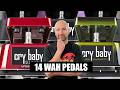 I GOT ALL THE DUNLOP WAH PEDALS! A 14 Wah Pedal Comparison!