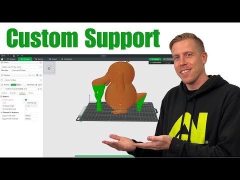 Come aggiungere supporti personalizzati in Bambu Studio Slicer