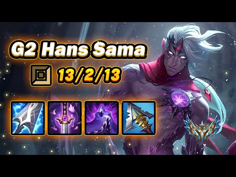 G2 Hans Sama Varus vs Jhin [ ADC ] - EUW Challenger Patch 25.06