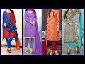 Latest Top 50 Trendy Kurti With Churidar Salwar For Girl 2019 Designer Kurti