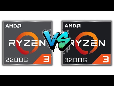 Ryzen 3 2200G vs Ryzen 3 3200G 20 games benchmark comparison