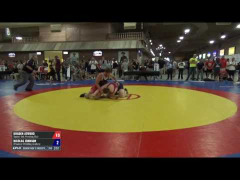 125 Con 16 #2 - Braden Atwood (Sunkist Kids WC) vs. Nicolas Johnson (Whammer Wrestling Academy)
