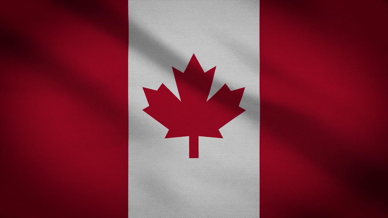 Canada Flag Waving - Royalty Free Stock Footage