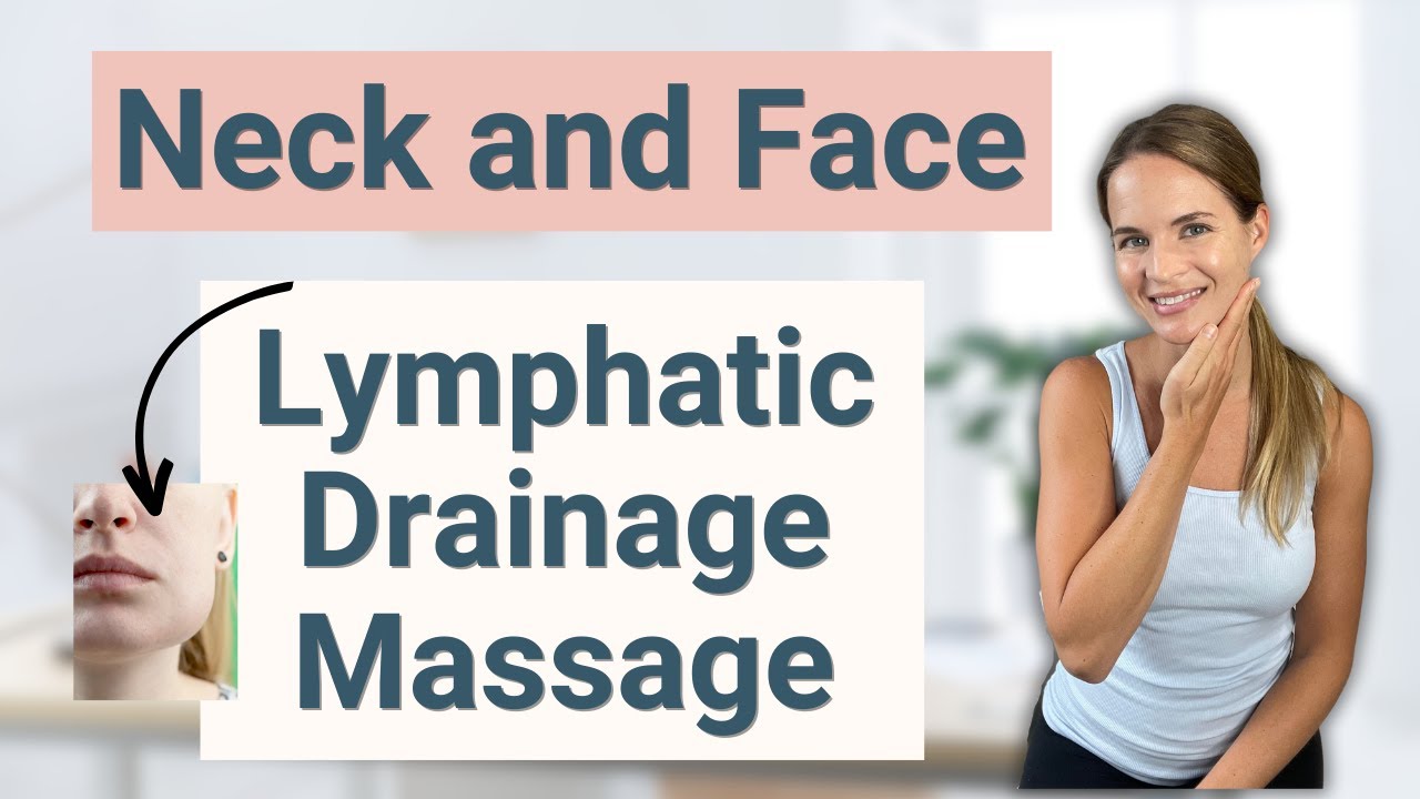 Lymphatic Drainage Massage for Face, Head, & Neck Swelling or Lymphedema - By a Lymphedema Therapist