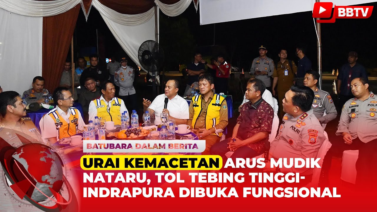 URAI KEMACETAN ARUS MUDIK NATARU, TOL TEBING TINGGI INDRAPURA DIBUKA FUNGSIONAL