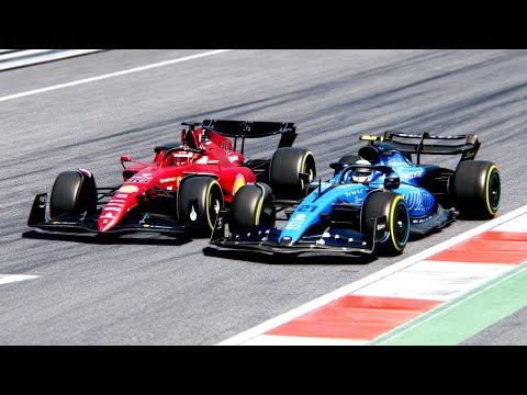 Ferrari F1 2022 vs Bugatti F1 EB22 Concept - Imola GP