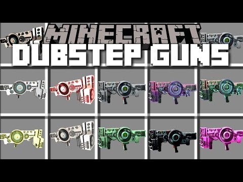 Minecraft DUBSTEP GUN MOD / SHOOT MUSIC WEAPONS AND WATCH IT PARTY!! Minecraft