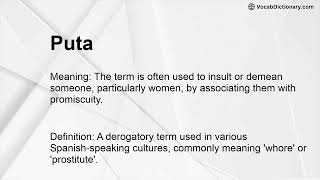 Puta Meaning