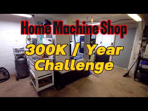Home Machine Shop 300K Year Challenge 2025 Episode 1 (Beginning Layout)