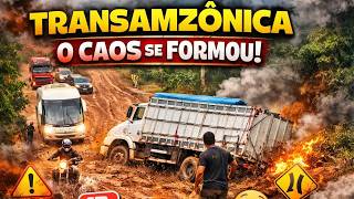 O caos se formou na Transamazônica. Só a brut@ pra resolver.