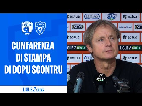 Laval MFC 0-2 SC Bastia: Post-match press conference by Réginald Ray