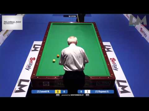 Lunardi Maicol VS Ragonesi Andrea | Campionato Italiano Biliardo 2016/2017(Torino)