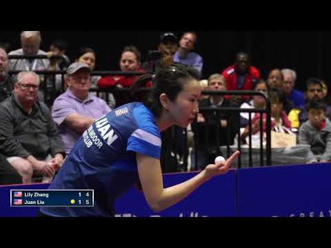 2018 US Open Table Tennis Championships - Womens Final - Liu Juan vs Lily Zhang (Highlights)