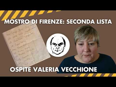 Mostro di Firenze: NUOVA LISTA PULP, Zodiac e la perizia. RETAU CHE SIGNIFICA? Con VALERIA VECCHIONE