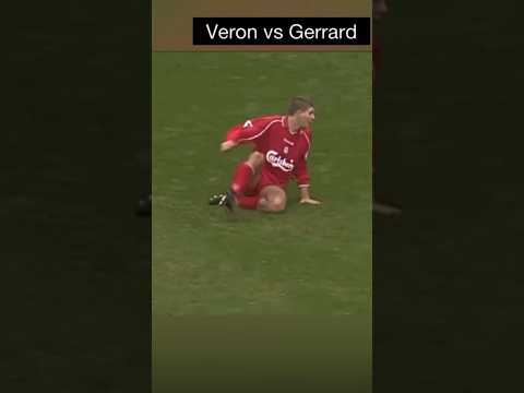 When Veron destroyed Gerrard 😂