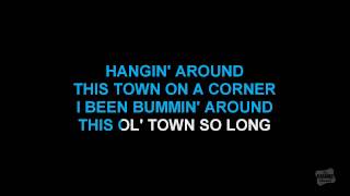 Hanginaround in the style of Counting Crows karaoke video with lyrics (no lead vocal)