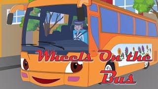 Download lagu Wheels On The Bus Go Round and Round - Nursery Rhyme - BabyMoo mp3