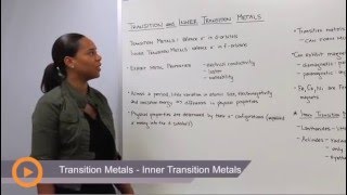 Transition Metals - Inner Transition Metals